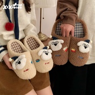 bedroom slippers slippers for women Thin Strips Winter Slippers - Furry and Comfortable for Men & Wo