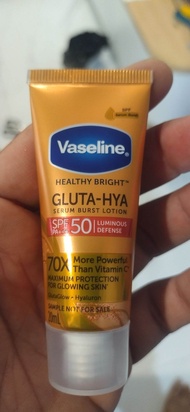 Vaseline Healthy Bright Gluta-Hya Serum burst lotion 20ml kemasan kecil 50 PA+++