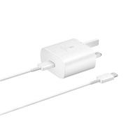 Original Samsung 25W Fast Charger UK Plug Power Adapter With PD 3.0 3A USB Type-C to Type C Travel A
