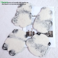 Mypink Handmade Felted Wool Panda Coasters For Desk And Table – Cute Pandas Cup Mat Panda Coaster For Hot And Cold Beverage SG