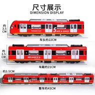 Toy Train Set Special Olympics Alloy Train High-Speed Subway Children's Toy Train with Tracks Guangz