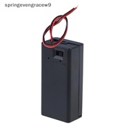 Srac 9V Volt PP3 battery holder box dc case w/ wire lead on/off switch cover
 Glory