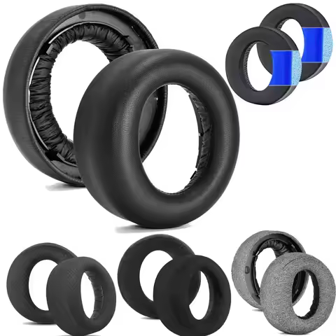 Ear Pads Headphone Earpads For SONY PS5 PlayStation PULSE 3D HeadphoneEar Pads Cups Earpad Memory Fo