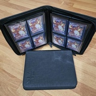 Zip zipper Toploader Binder Photo Card TCG album leather 2x2 4 Pocket