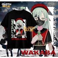 Mutsumi Wakaba T-shirt Adult Clothes Ave Mujica Anime Children's T-shirt BanG Dream Nyamu Yutenji t-