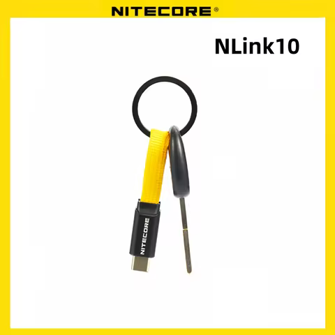 NITECORE NLink10 Cable Type-C Magnetic Storage USB-C 60W Fast Charge Cable 7CM Short Dual for Flashl