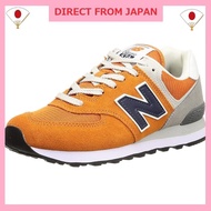 [New Balance] Sneakers ML574 (current model) [.co.jp exclusive color available] ORANGE/NAVY (HJ2) 22