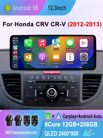 12.3 inch Screen for Honda CRV CR-V 2012 - 2013 Car Radio WIFI Navigation Multimedia Video Player Wi
