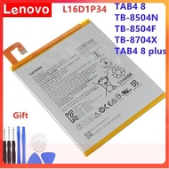 แบตเตอรี่แท้ Lenovo TAB4 8 TB-8504N 💯💙L16D1P34💯💙 TB-8504X TB-8504F TAB4 8 Plus TB-8704F L16D1P34 485