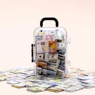 1/10/21pcs Miniature Fake Money Banknotes, Assorted Currencies Including USD, GBP, EUR, KRW, Suitabl