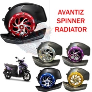 EGO AVANTIZ RADIATOR SPINNER CNC ALLOY KIPAS PURPLE BLUE SILVER GOLD RED PNP