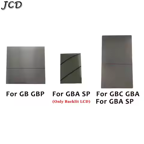 JCD For Gamboy GB GBP Backlit Screen Modify Part Polarized Polarizer Filter Film Sheet For GBA GBC G