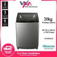 [Free Installation within Klang Valley Area] Hisense 13kg WTJA1301T 20kg WTHX2001S Top Load Washing Machine Washer 立式洗衣机