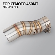 Slip-on For CF 450MT Elbow 51mm Stainless steel exhaust link pipe