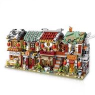 LOZ  Mini Building Blocks Mini Street City China Street Chinese Tradition Architecture Model Bricks 