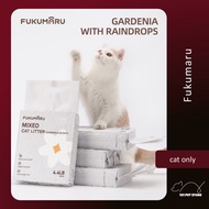 Fukumaru Gardenia with Raindrops Mixed Tofu Cat Litter /福丸栀子花混合豆腐猫砂