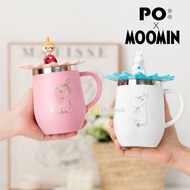PO: - Moomin系列 姆明蛋形雙層保溫杯 350毫升 (白色) 15174 咖啡杯 茶杯 隨行杯