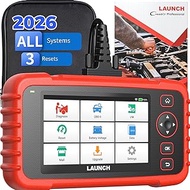 Launch CRP 123X Plus 2026 OBD2 Scanner Diagnostic Tool, All System Car Scan Tool Lifetime F.Ree Upda