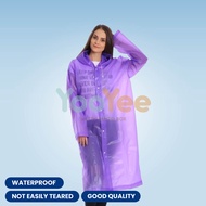 Yooyee Jas Hujan EVA Original Tebal Poncho Warna Polos Model Korea / Jas Hujan Plastik EVA raincoat