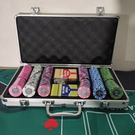 Original Original Custom Made  9.5G 11.5g 200 300 500  Ceramic Poker Chips Set With Your Owe Design