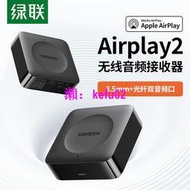 【現貨下殺】綠聯airplay2無線音頻接收器適配器wifi連接老式功放音箱播放器