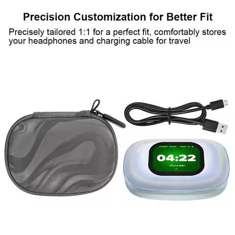 Portable Hard EVA Storage Bag for Cleer Arc5 Earbuds Protect Box for Cleer Arc5 Headphone Travel Car