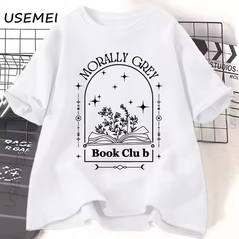 Bookish T Shirt Fourth Wings Book Club Tee Booktrovert T-Shirt Booktok for Reader Clothes Cotton Sho