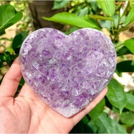 [Glace Crystals] Amethyst Geode Hearts