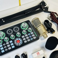 [ Hàng Vip ] COMBO Livestream Chuyên Nghiệp Tại Nhà SoundCard X7Pro - Micro Thu Âm K200 Giá Rẻ Âm Th