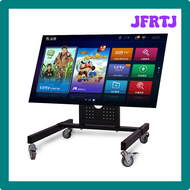 JFRTJ Hyvarwey Rolling TV Mount Stand Trolley 32-65inch Plasma Screen LED LCD Monitor Low Height Stand Shopping Cart D750 DGESH
