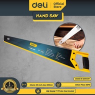 Deli Hand Saw / Gergaji Kayu 500mm Pisau 65 Mn EDL6850