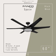 [INSTALLATION] - FANCO SPACE 60 Inch DC Motor Ceiling Fan with 36watts 3 tone LED Light and Remote Control