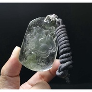 Green Phantom 9 Tails Fox Pendant 翠绿幽灵，雕刻九尾狐