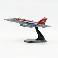 1/100 F18 Fighter Plane Model Miniature Tabletop Decoration for Office Bookshelf