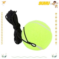 SUHU Rebound Ball, Yellow Adjustable Rope Tennis Training Ball, Tennis Tether Ball Elastic String Pr