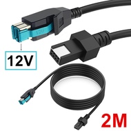 Powered 12V USB to Dupont 8-Pin 2 * 4P Power Cord 2m Suitable for IBM Epson POS Terminal Medical Ins