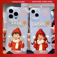 OPPO A18/A57/A76/A58/A54/A60/A5 Pro/Reno 14F Shockproof Soft Case CNY Fireworks