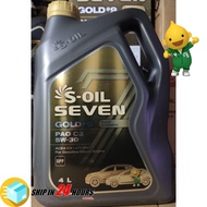 4L ﻿​S-OIL SEVEN GOLD #9 FULLY SYNTHETIC PAO C3 5W-30 PAO (Poly Alpha Olefin)