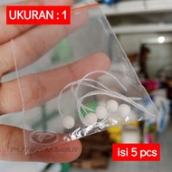 Pelampung Pancing Busa 1 Warna Atau Kumbul Kambangan Spon Benang Buat Mancing Bentuk Bulat Isi 5 Pcs