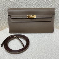 Hermes Kelly To Go 大象灰 金扣 Stamp Z