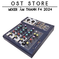 Mixer F4 YAMAHA USB Hàng Loại 1. Hỗ Trợ Kết Nối Blutooth Bàn Trộn F4 Âm Thanh Sống Động Dễ Dàng Lắ