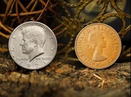 The Fate Coin by Artisan Coin & Yao Junha & TCC Magic Presents 觀眾所簽名的硬幣融合 無需任何手法 AC工藝 硬幣魔術道具 Magic T