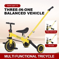 New 3-in-1 Kid's Tricycle Multifunctional Bicycle Kids Balance Bike Outdoor Toys For 1-3 Year Old Ba