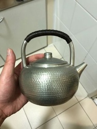 日本純錫炮口茶壺