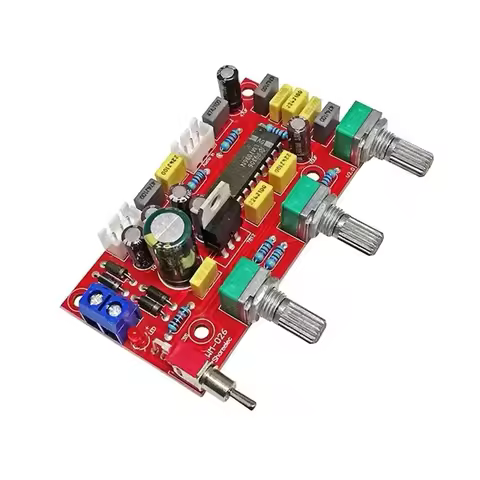LM1036 OP-AMP HIFI Pre Amplifier Preamplifier Volume Tone Treble Bass Loudness Control Board Preamp
