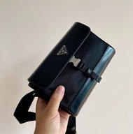 PRADA 黑色 休閒百搭 相機包 手機包 男女同款