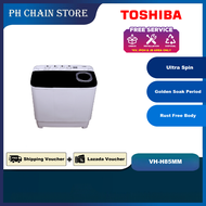 TOSHIBA VH-H85MM VH-H95MM 7.5KG-8.5KG SEMI AUTO WASHER / WASHING MACHINE