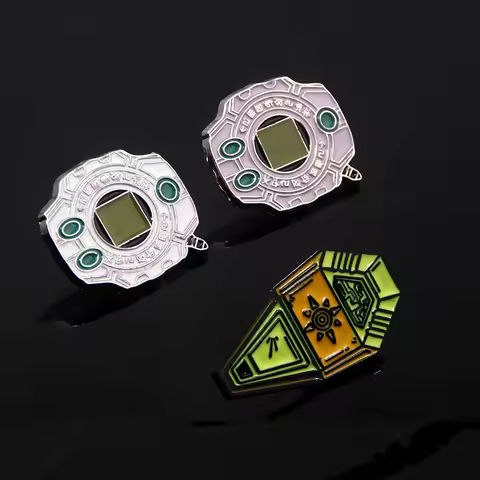 Digimon Adventure Enamel Pins Digivice Badge Brooches Lapel For Women Men Clothes Backpack Accessori
