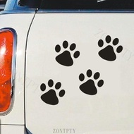 [Cat Paw Car Sticker] Cat Paw Dog Paw Print Scratch Blocking Seamless Decoration Electric Car Tram C