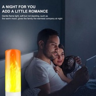 GG LED Flame Effect Light Bulbs Flame Bulb USB Rechargeable Sav